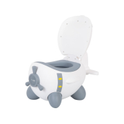 Дитячий горщик FreeON Plane White-Grey