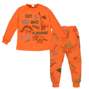Піжама для хлопчика Татошка 0102302пдк футер помаранчевий