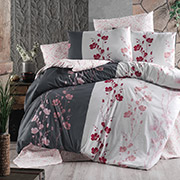 Постільна білизна Camelia anthracite ранфорс First choice