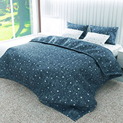 Комплект постільної білизни Selena Зірки Джинсові 100363