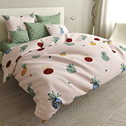 Постільна білизна Ананасик Клітинка бязь-люкс Selena 100679