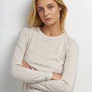 Лонгслів жіночий Basic Ellen LKK 02/04/03 бежевий