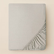 Простирадло трикотажне на гумці Ideia сірий беж