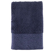 Рушник махровий жакардовий Arya Fold темно-блакитний