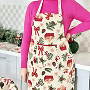 Фартух гобеленовий новорічний Sparkle LiMaSo