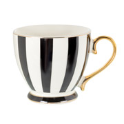 Чашка порцелянова 450 мл Lefard 922-111 чорно-біла - Фото №2