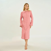 Туніка жіноча пляжна вишиті квіти German Volf 24137 рожевий