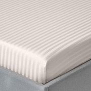 Простирадло на гумці Almond сатин-страйп Cosas висота 20 см