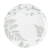 Тарілка десертна 19.2 см Capri Ardesto AR0419CWG біло-зелена