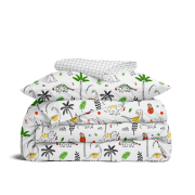 Детское постельное белье в кроватку DINO CS24 Cosas желтый