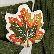 Декоративна подушка-лист 40 см Прованс