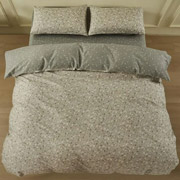 Комплект постільної білизни Gloria Ardesto сатин Квіти сірий