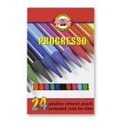 Карандаши цветные бездревесные Progresso 24 шт Koh-i-noor 875802