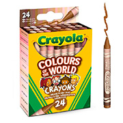 Набір воскової крейди Crayola Colours of the World 24 шт 52-0114