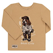 Лонгслів для хлопчика ФТ2 супрем Бембі G00-бежевий