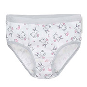 Труси для дівчинки 1105268мза рібана Татошка білий з принтом