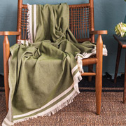 Плед бавовняний Athens Lefard зелений