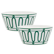 Набір фарфорових салатників 2 шт 14 см Green Line Lefard 922-062