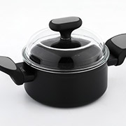 Каструля з кришкою 18 см Salto Silver 2л 830812 NOIS 830812