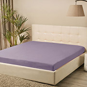 Простирадло трикотажне на гумці Iris Home лілове