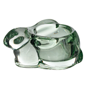 Підставка під яйце 9.2х6.3х4.4 см Кролик LeGlass 355-295 зелена