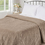 Покривало однотонне стьобане Love You Беж-5