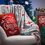 Плед фланелевий Різдвяні котики Flannel Ardesto