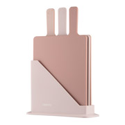 Набір дощок кухонних на підставці 3 шт 24.1х33х7.9 см Fresh Ardesto AR1403BB бежевий