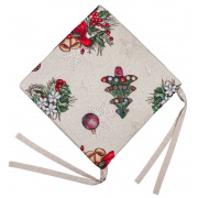 Подушка для стільця гобеленова новорічна Limaso Cabeto-PS