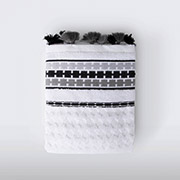 Махровий рушник Coplin Jakarli Irya gri сірий