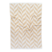 Плед-накидка Barine Fishbone throw mustard