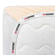 Простирадло на гумці сатинова Aero Champagne Sonex