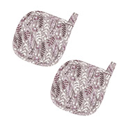 Набор прихваток Цветение трав-Пшено 180884 Home Line лиловый