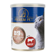 Паштет для взрослых кошек с говядиной 360 г Premium Pet 4820255192246