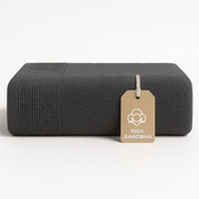 Рушник махровий Ideia 600 темно-сіре