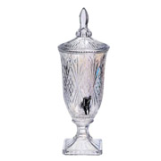 Лимонадниця на ніжці з краном 2 л Crystal Trinity Yiwu HP-19-301