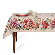 Скатертина гобеленова з тефлоновим просоченням Радісний букет Villa Grazia Premium