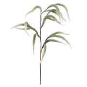 Гілка декоративна 75 см Колосок Yes! Fun 973954 світло-зелена засніжена