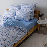 Постільна білизна Blue Check ранфорс ТЕП