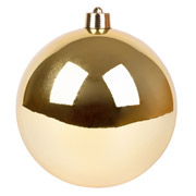 Куля новорічна 10 см Novogod'ko 974042 золотий глянець