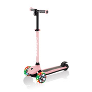 Электросамокат до 50 кг 6+ 3 колеса с подсветкой E-Motion 4 Globber 755-210 пастельно-розовый