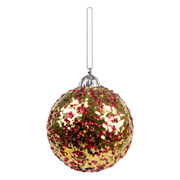 Шар новогодний 8 см Брызги шампанского Yes! Fun 973150