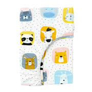 Простирадло на гумці в дитяче ліжечко Color Animals Cs1 Cosas ранфорс