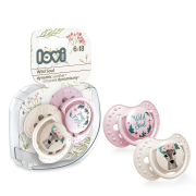 LOVI Пустушка силіконова динамічна 6-18 м-ців 2 шт. Wild Soul Girl