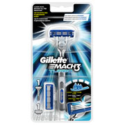 Бритва Gillette Mach 3 Turbo з 2 змінними картриджами
