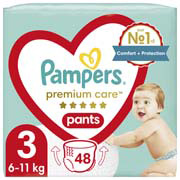 Підгузки-трусики Pampers Premium Care Pants Midi 6-11 кг 48 шт 8001090759795