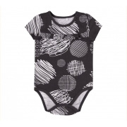 Напівкомбінезон боді для дівчинки Bembi БД193 супрем чорний з малюнком