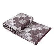 Ковдра ткана Ромб коричневий Home Line 176686