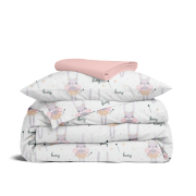 Дитяча постільна білизна в ліжечко FAIRY BUNNY CS3 Cosas рожевий