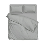 Комплект постільної білизни Dyet Grey SoundSleep ранфорс сірий
